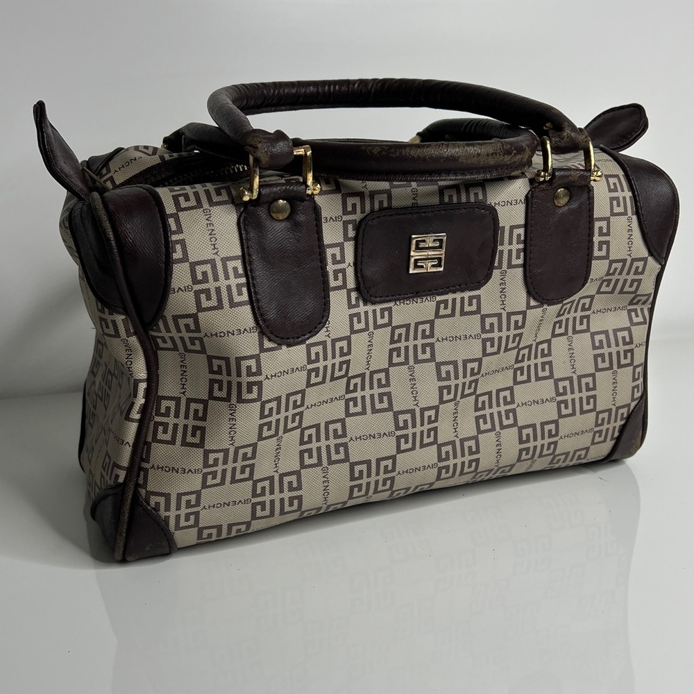 Givenchy Vintage Top Double Handle Zip Top Boston Bag - Picture 2 of 14
